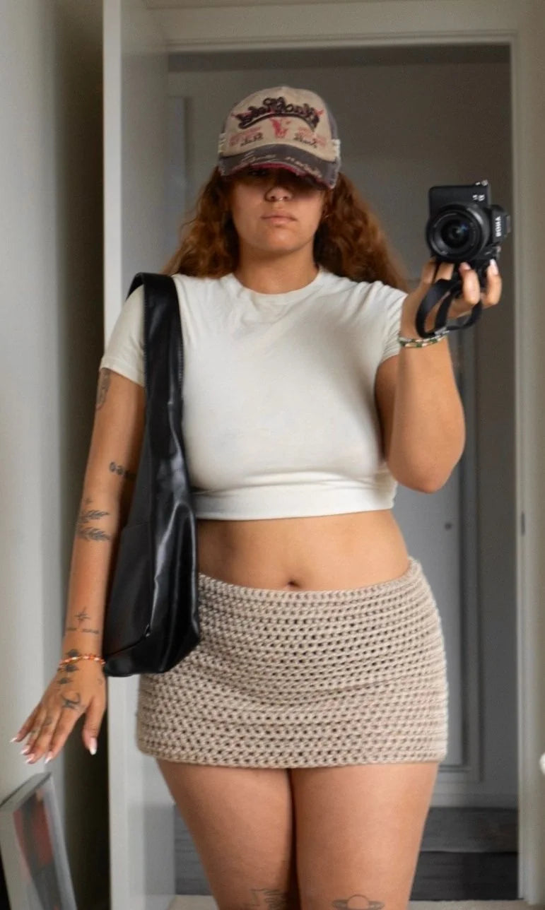 Fitted Mini Skirt