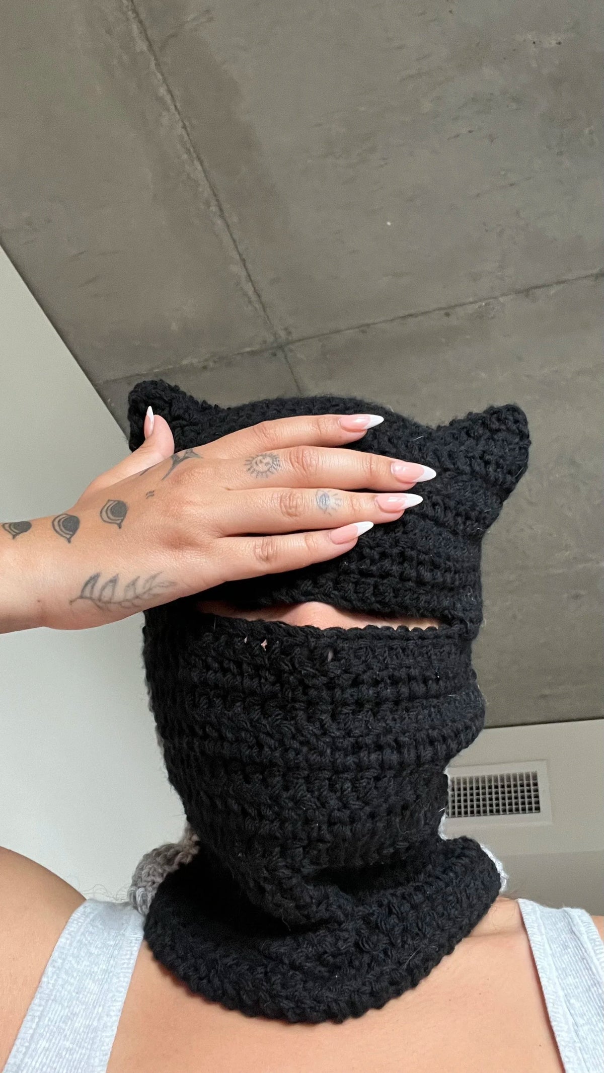 Black Cat Ear Balaclava