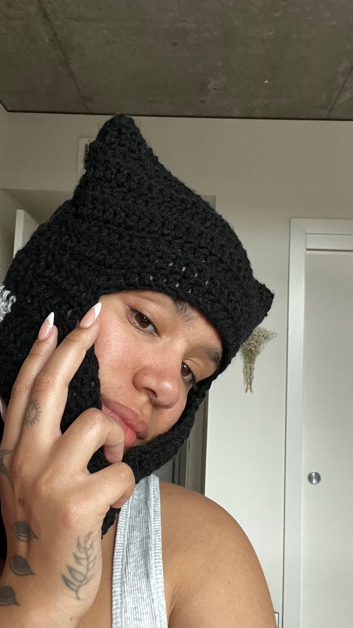 Black Cat Ear Balaclava